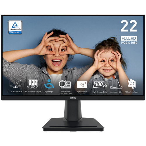 MSI PRO MP225 21.5-inch FHD 100Hz IPS Monitor