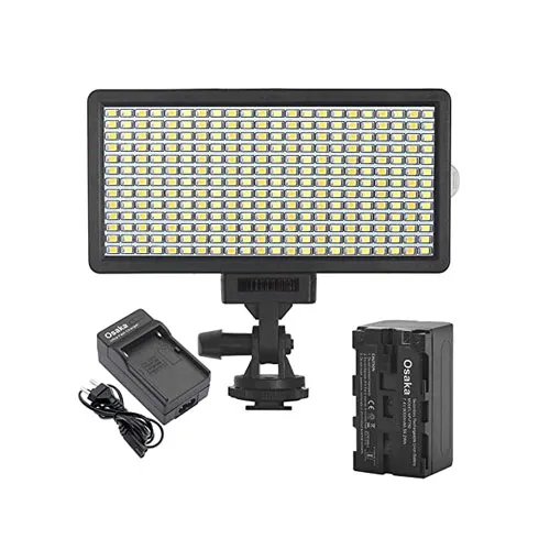 Osaka OS-308 Pocket LED Pro Video Light Set with Battery & Charger