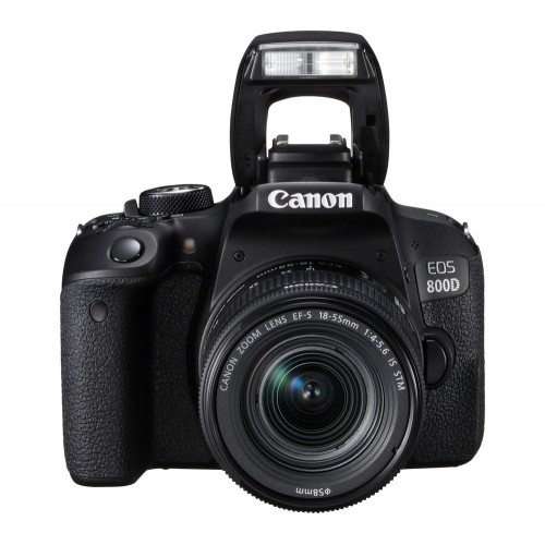 Canon EOS 800D 24.2 MP Full HD Wi-Fi Touchscreen DSLR Camera with 18-55mm IS STM Lens