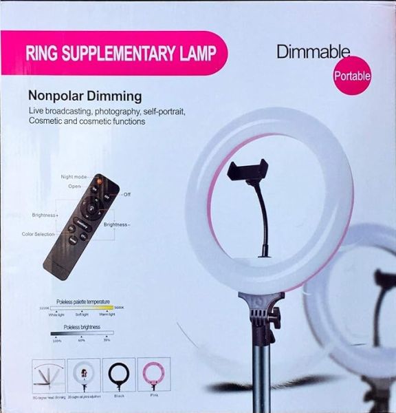 14-Inch Remote Control Mobile Live Supplementary Ring Light