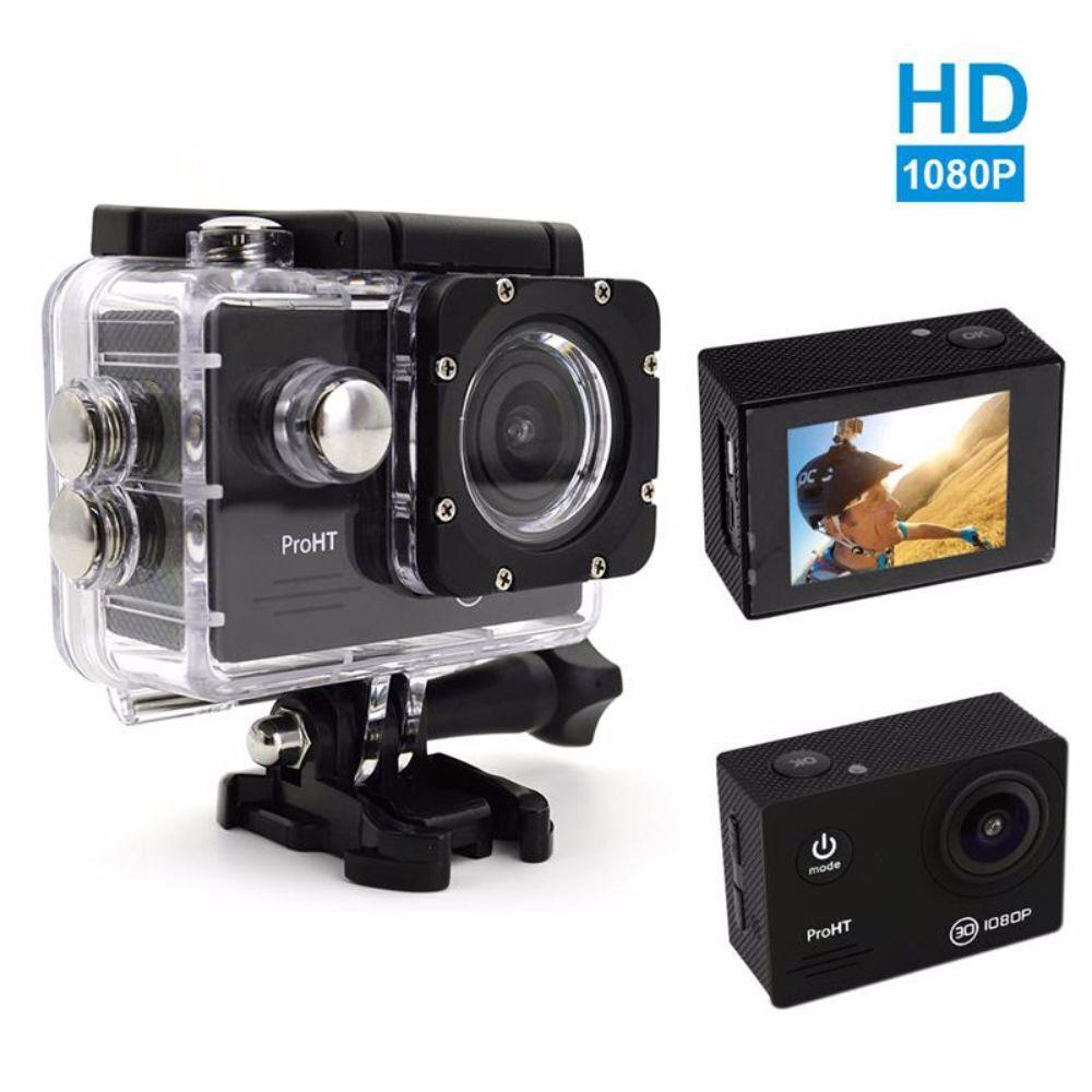 Full HD 1080P Waterproof Sports Action Camera with 12MP