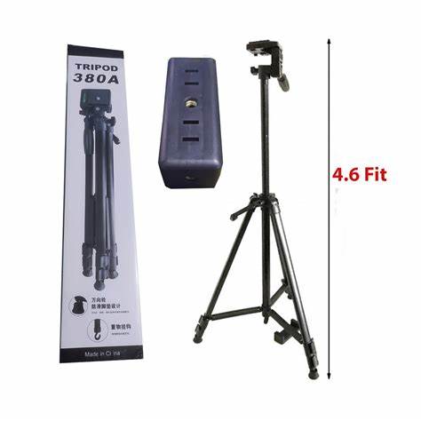 Tripod 380A for Phone Camera Stand with Phone Holder