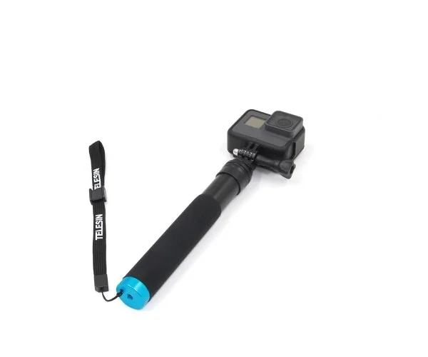 TELESIN Aluminum Alloy Extendable Handheld Selfie Stick for GoPro Hero