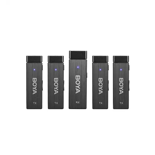 Boya BY-W4 Ultra-Compact Four-Channel 2.4GHz Wireless Microphone System